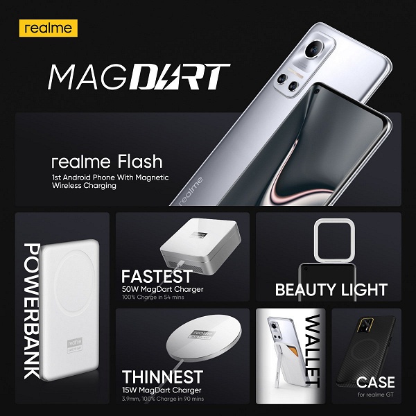 Realme MagDart — во многом лучше, чем у Apple, но придётся ждать. Компания представила свою магнитную беспроводную зарядку